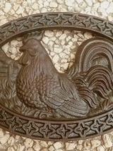 dessous de plat en fonte , vintage