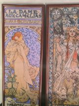 cadre  art nouveau , encadrement par pro,     affiche sarah 