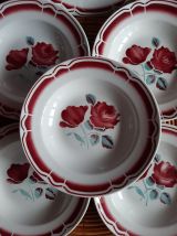 Assiettes creuses Fénal Badonviller 