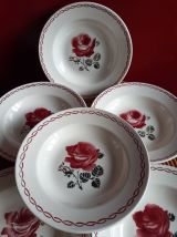 Assiettes creuses Badonviller 