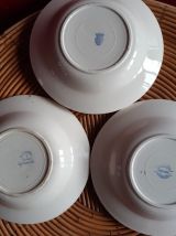 Assiettes creuses Badonviller 