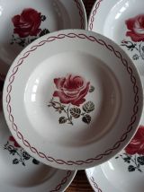 Assiettes creuses Badonviller 