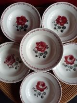 Assiettes creuses Badonviller 