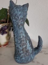 Chat bleu en céramique JEMA HOLLAND