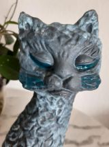 Chat bleu en céramique JEMA HOLLAND