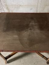 Table en rotin années 60