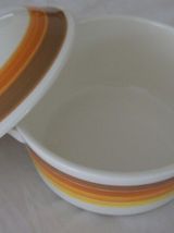 Soupière vintage GIEN peint à la main 