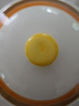 Soupière vintage GIEN peint à la main 