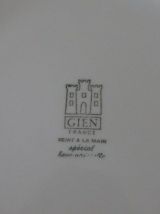 Soupière vintage GIEN peint à la main 