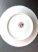 12 assiettes à dessert porcelaine de Sologne 