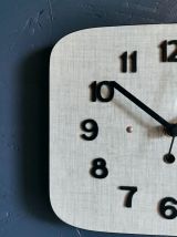 Horloge formica vintage pendule murale silencieuse Vert
