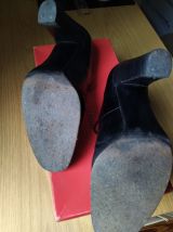 Chaussures cuir noir Salomé Charles Jourdan P37