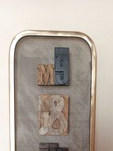 Patère murale industrielle, tableau, murale industrielle, ca