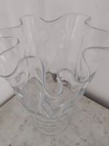 Grand Vase en verre soufflé Pièce Unique