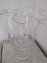 Grand Vase en verre soufflé Pièce Unique