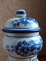 Pot d'apothicaire en porcelaine de pharmacie vintage