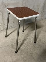 Tabouret en formica années 70