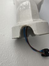 ANCIENNE APPLIQUE OPALINE ART DECO VINTAGE