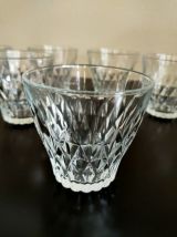 Lot de 6 verres Vereco diamant