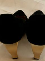 Escarpins velours Christian Lacroix