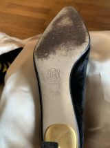 Escarpins velours Christian Lacroix