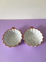 2 moules à gâteaux en céramique