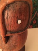 Statue Hiboux en bois (artisanal)