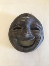 Beau masque ancien en bois sombre (Années 50/60)