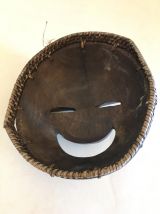 Beau masque ancien en bois sombre (Années 50/60)