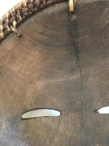 Beau masque ancien en bois sombre (Années 50/60)