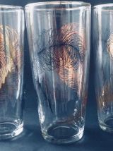 Verre gobelets vintage 