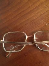 Véritable monture de lunettes vintage année 70/80 plaqué or