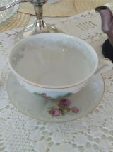 Tasse à Thé porcelaine française ancienne de luxe de la comp