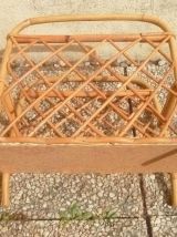 porte revue osier , vintage 