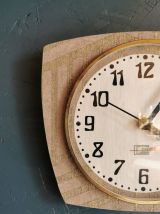 Horloge formica vintage pendule murale silencieuse Expert