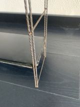 Paire étagères vintage 1960 string noires  - 49 x 58 cm