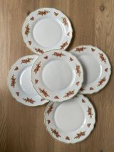 Set de 5 assiettes à dessert Arcopal mini roses