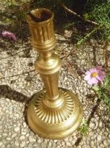 bougeoir , laiton épais  , vintage