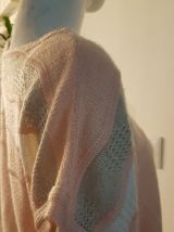 Pull rose  vintage taille 40/42