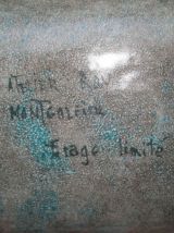 Plat céramique  ateliers Yvon Roy Montgolfier