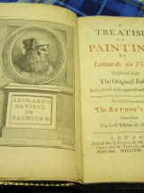 traité de peinture leonardo da vinci/1721/1ère édition angla