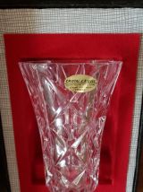 Vase hexagonal Cristal d'Arques boîte origine