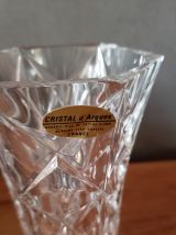 Vase hexagonal Cristal d'Arques boîte origine