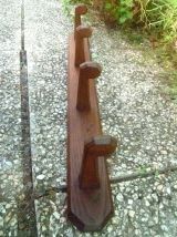 patères  en chene, vintage 