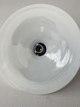 ANCIENNE SUSPENSION CONIQUE EN OPALINE VINTAGE