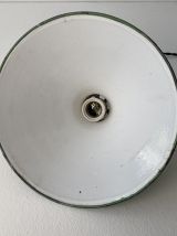 ANCIENNE SUSPENSION INDUSTRIELLE CONIQUE 26 CM