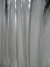 Vintage : vase design en cristal, années 70