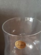 2 grands verres Cristal d'Arques Boîte origine