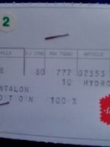 Pantalon de travail , bleu Sanfor T48