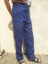 Pantalon de travail , bleu Sanfor T48